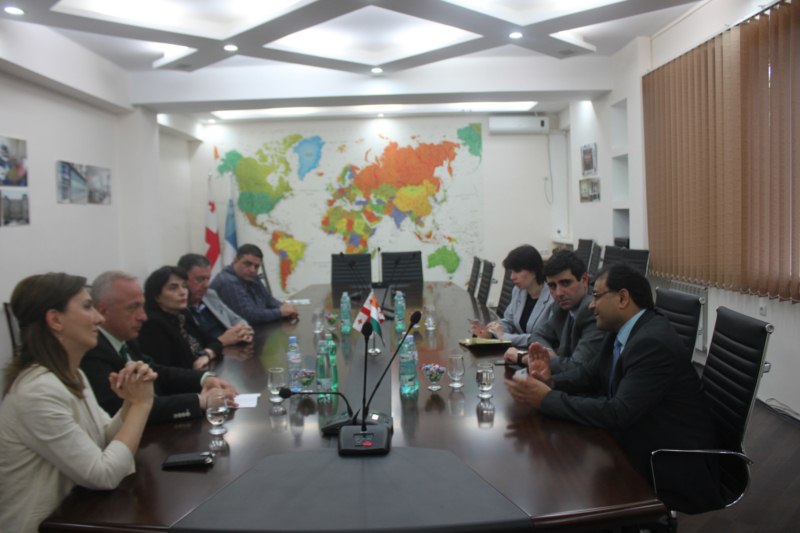 Visit of Mr. Mohinder Kaushik First Secretary of the Embassy of India to Tbilisi State Medical University